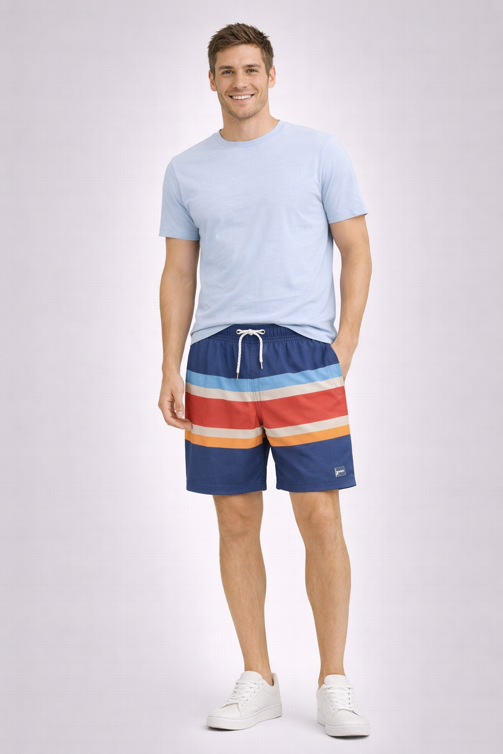 Bermuda Para Hombre Aero Guys Swim Shorts Parisian Blue 4140