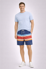 Bermuda Para Hombre Aero Guys Swim Shorts Parisian Blue 4140
