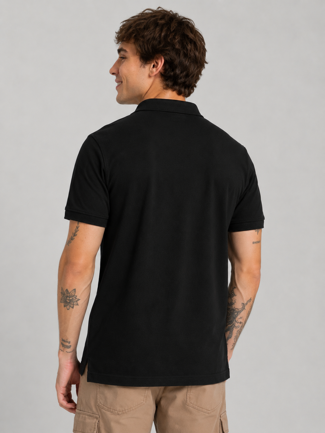 Camiseta Polo Para Hombre Guys Ss Solid Polo Aero Guys Ss Solid Polodark Black Dark Black 7907