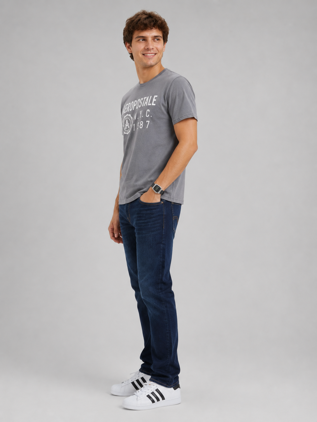 Jean Para Hombre Guys Slim Straight Aero Guys Slim Straight Dark Wash28 Dark Wash 8483