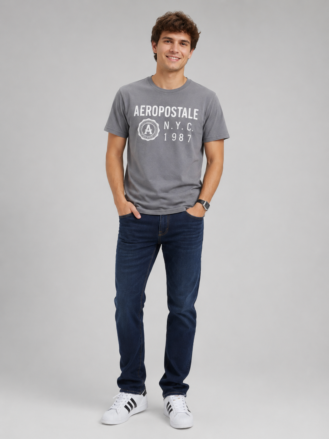 Jean Para Hombre Guys Slim Straight Aero Guys Slim Straight Dark Wash28 Dark Wash 8483