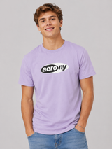 Camiseta Para Hombre Aero Level 2 Graphic Tees Violet Tulip 4627