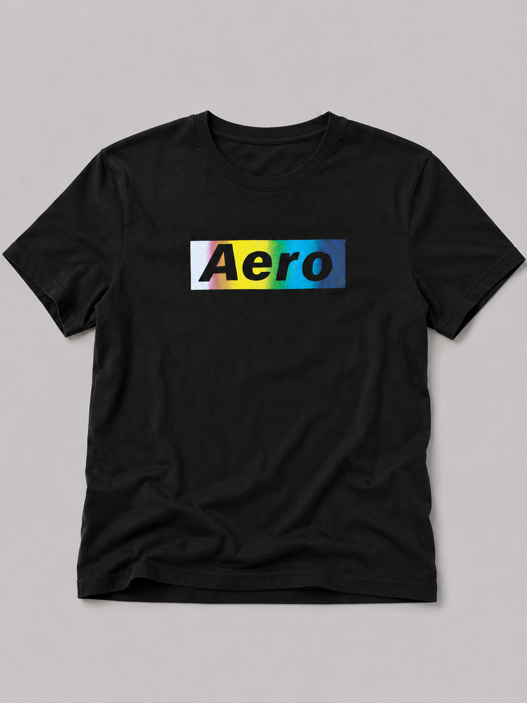 Camiseta Para Hombre Aero Level 2 Graphic Tees Dark Black 4623