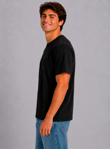Camiseta Para Hombre Aero Guys SS Tees Dark Black 4240