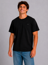 Camiseta Para Hombre Aero Guys SS Tees Dark Black 4240
