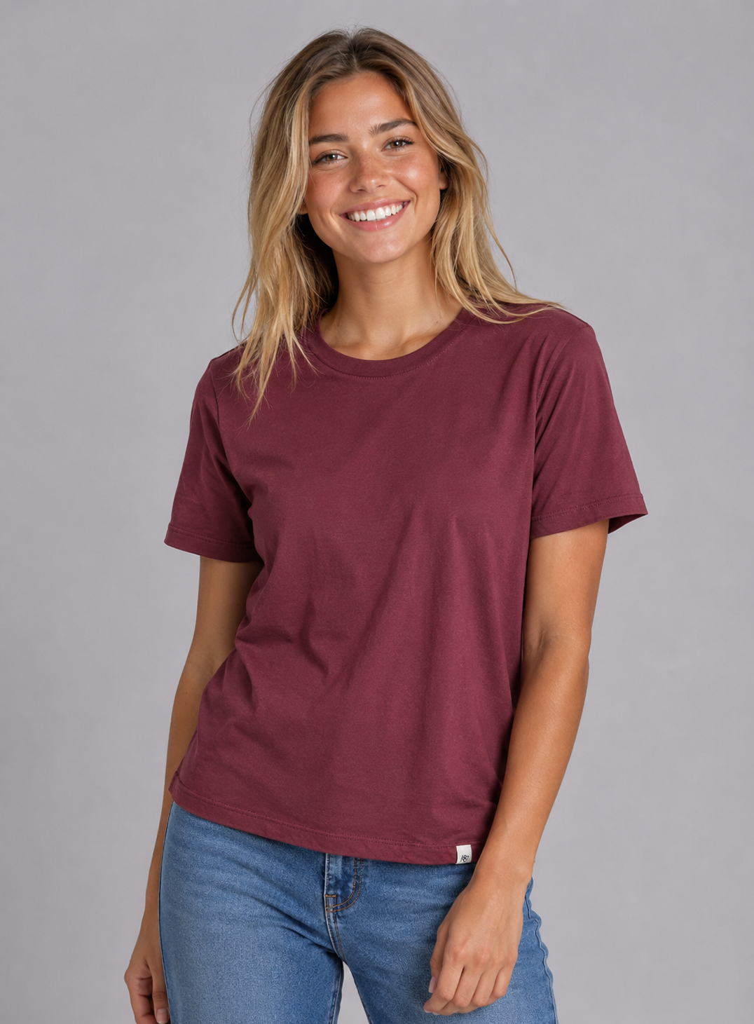 Camiseta Para Mujer Aero Girls Fashion SS Pomegranate 1602 (100% ALGODÓN)