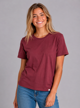 Camiseta Para Mujer Aero Girls Fashion SS Pomegranate 1602 (100% ALGODÓN)