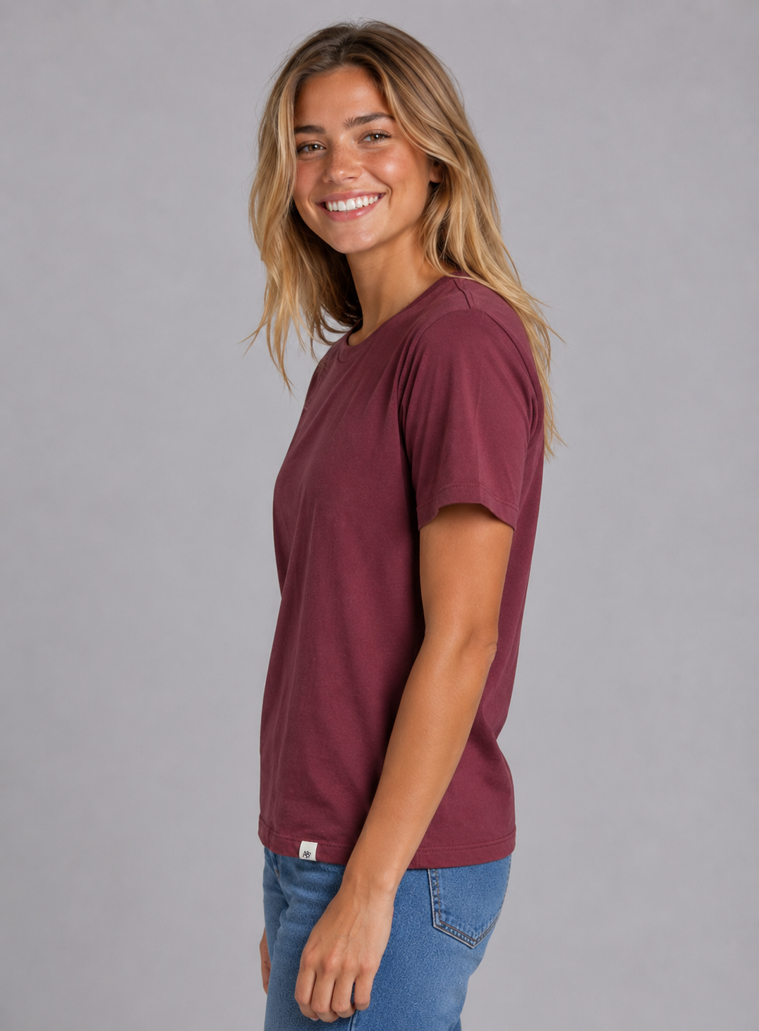 Camiseta Para Mujer Aero Girls Fashion SS Pomegranate 1602 (100% ALGODÓN)
