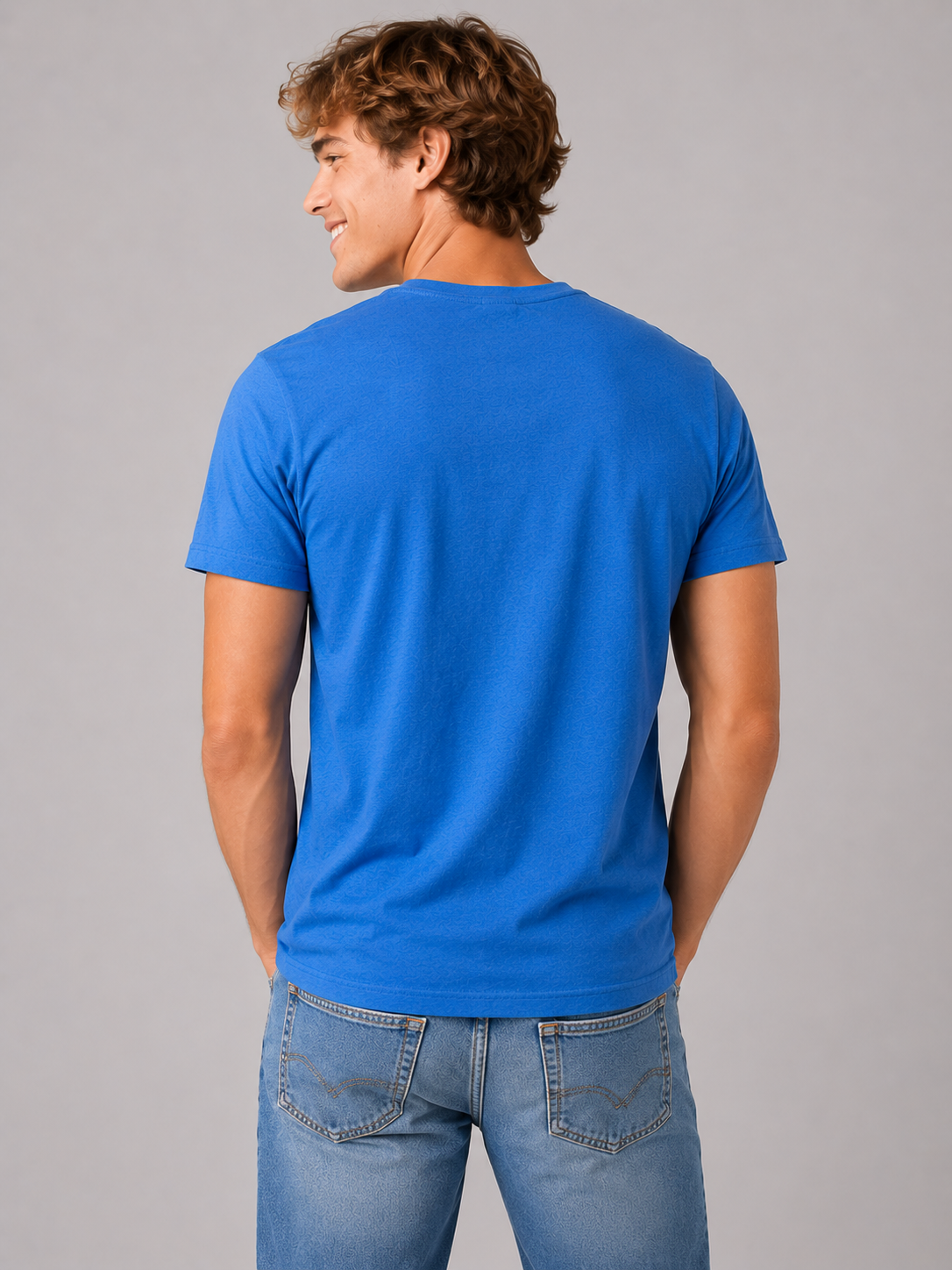 Camiseta Para Hombre Aero Level 2 Graphic Tees French Blue 6178