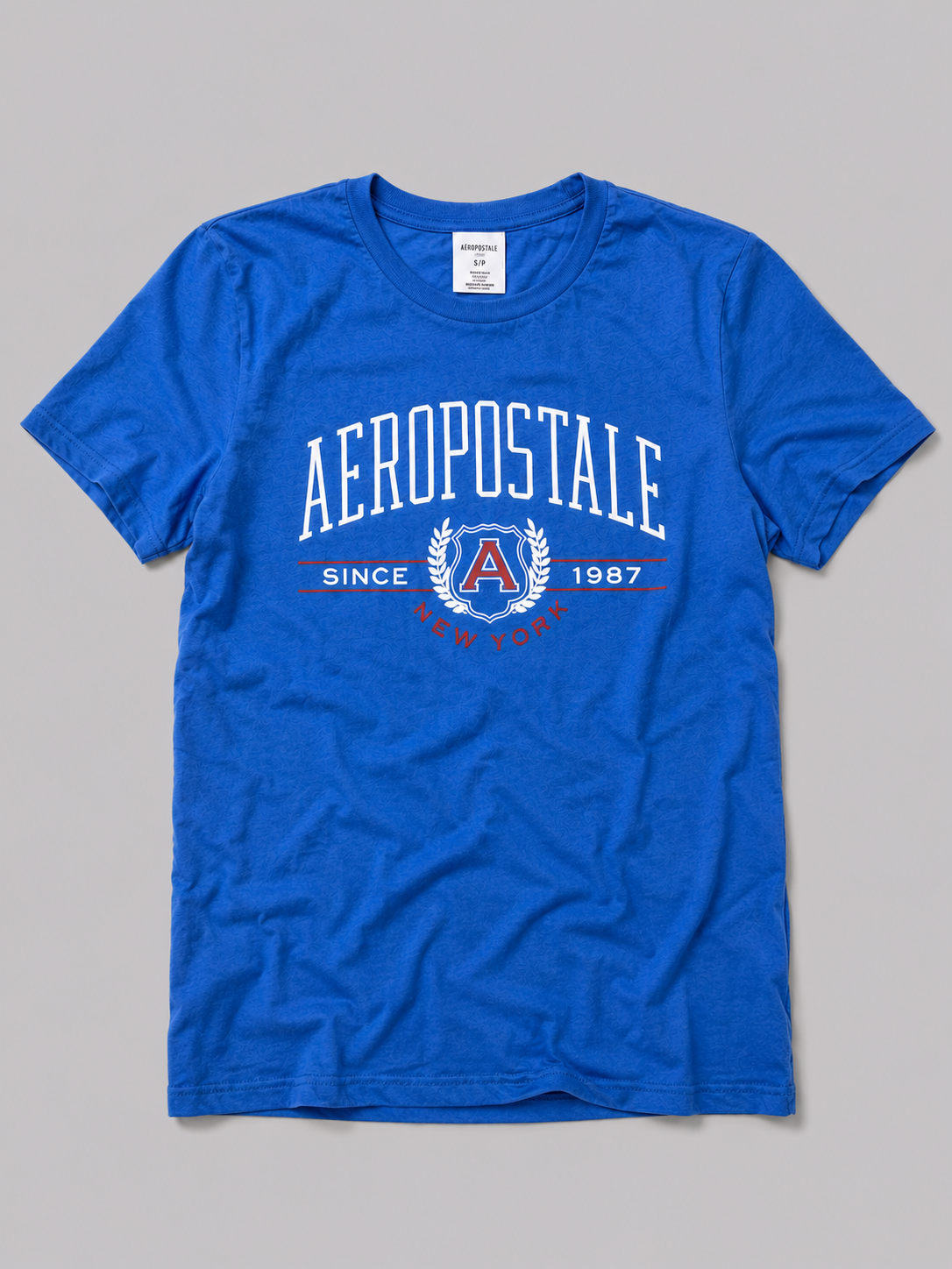 Camiseta Para Hombre Aero Level 2 Graphic Tees French Blue 6178
