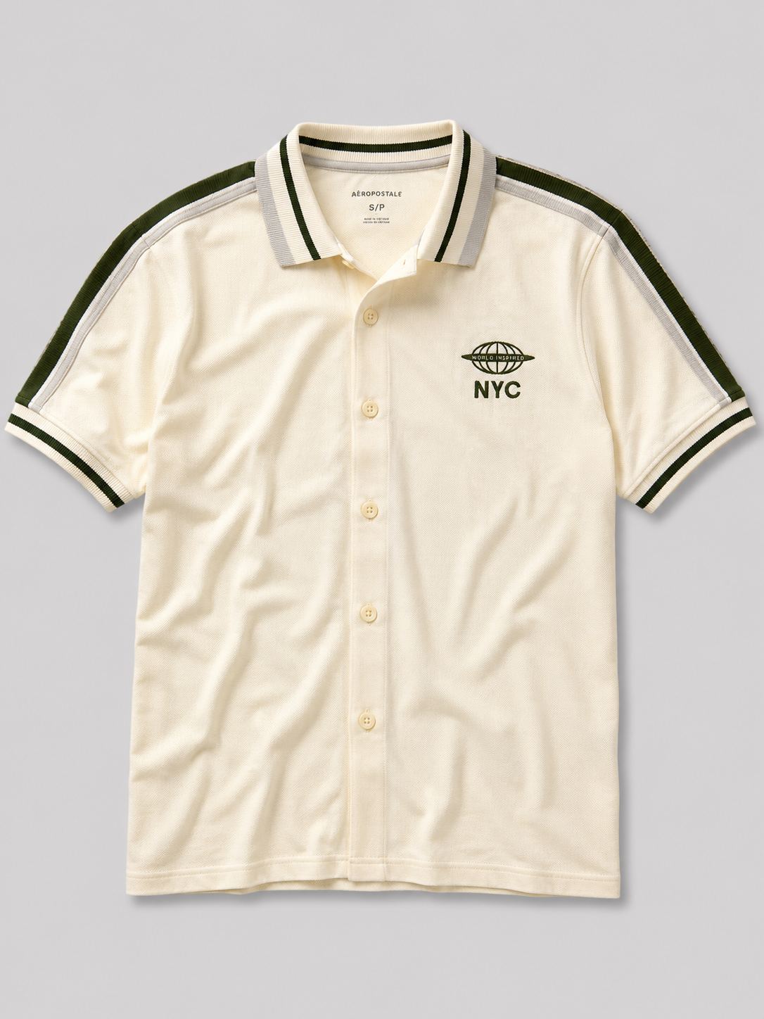 Camiseta Polo Aero Guys SS Woven Shirts Tofu 2267