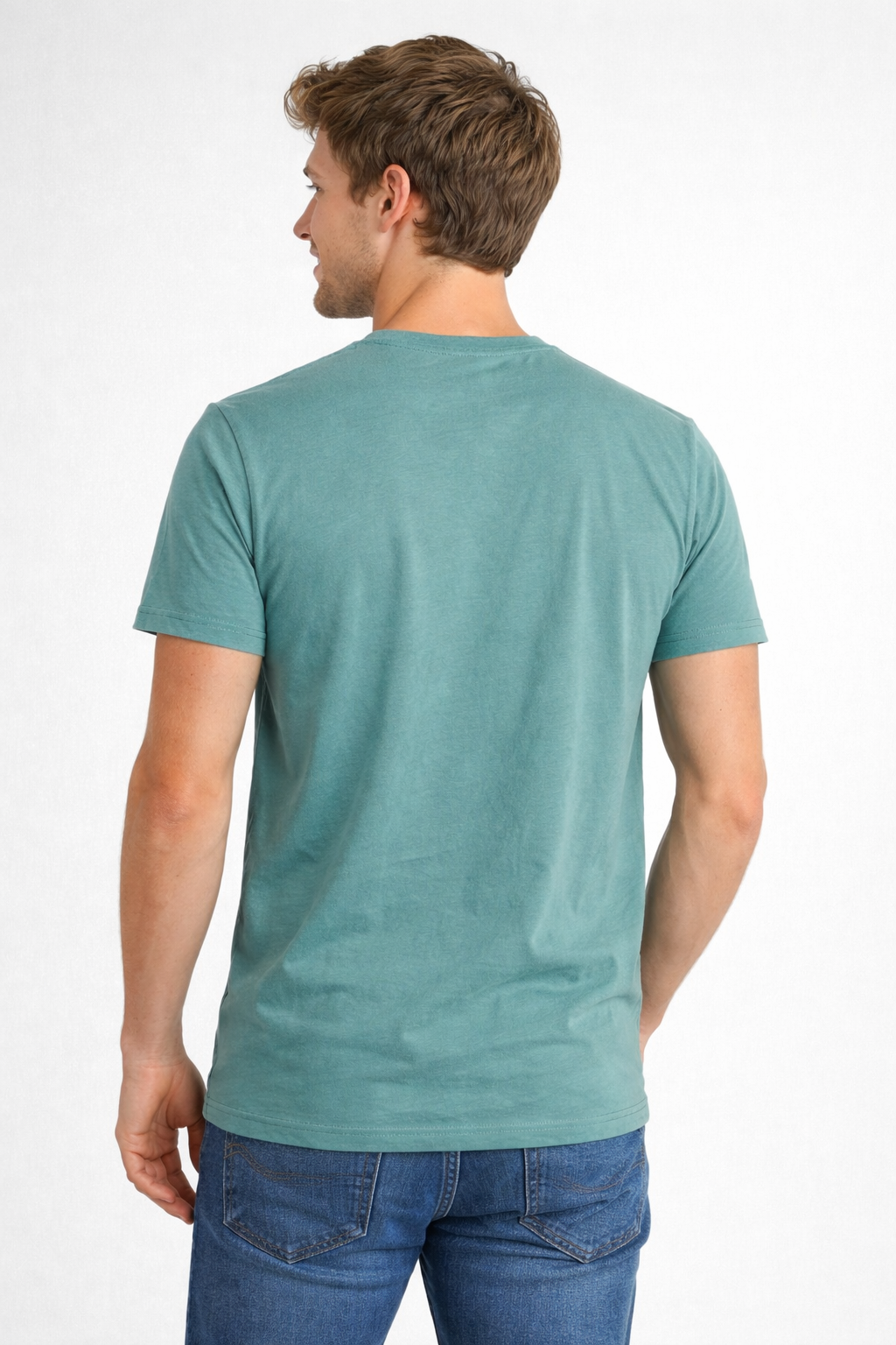 Camiseta Para Hombre Aero Guys SS Tees Teal 4240