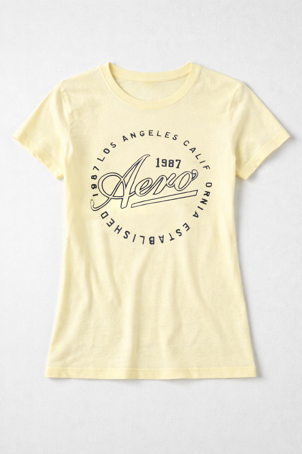 Camiseta Para Mujer Aero Graphic Level 1 Tender Yellow 6520