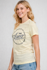 Camiseta Para Mujer Aero Graphic Level 1 Tender Yellow 6520