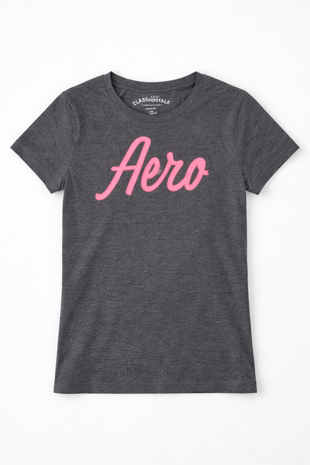 Camiseta Para Mujer Aero Graphic Level 2 Charcoal Heather Grey 4115