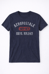 Camiseta Para Hombre Aero Level 1 Graphic Tees Cadet Navy 7465