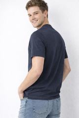 Camiseta Para Hombre Aero Level 1 Graphic Tees Cadet Navy 7465