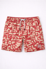 Bermuda Para Hombre Aero Guys Swim Shorts Orange 4232