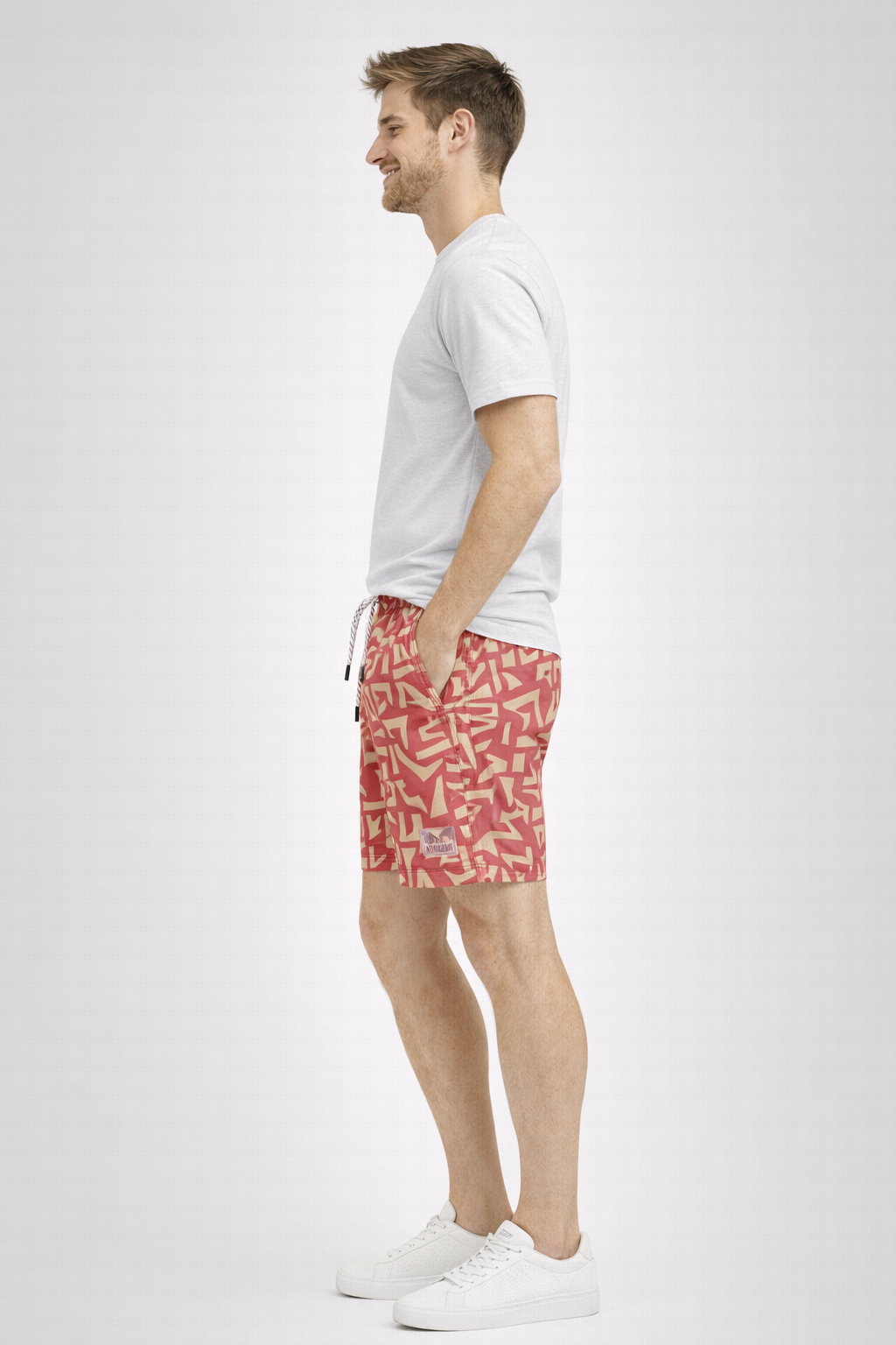 Bermuda Para Hombre Aero Guys Swim Shorts Orange 4232