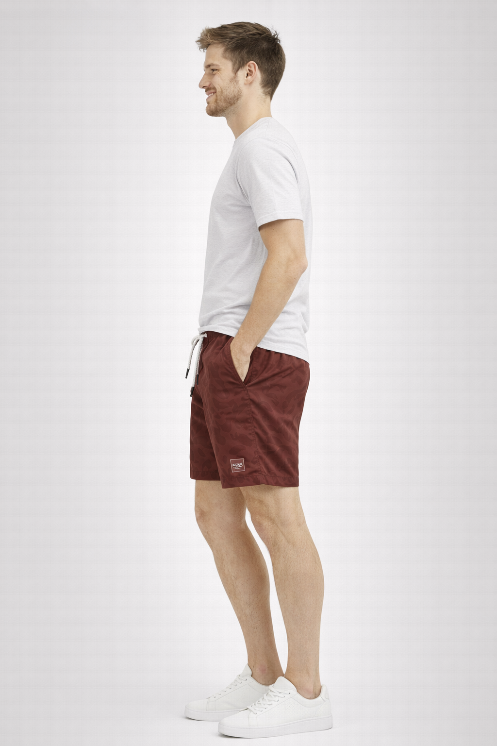 Bermuda Para Hombre Aero Guys Swim Shorts Brown 4233