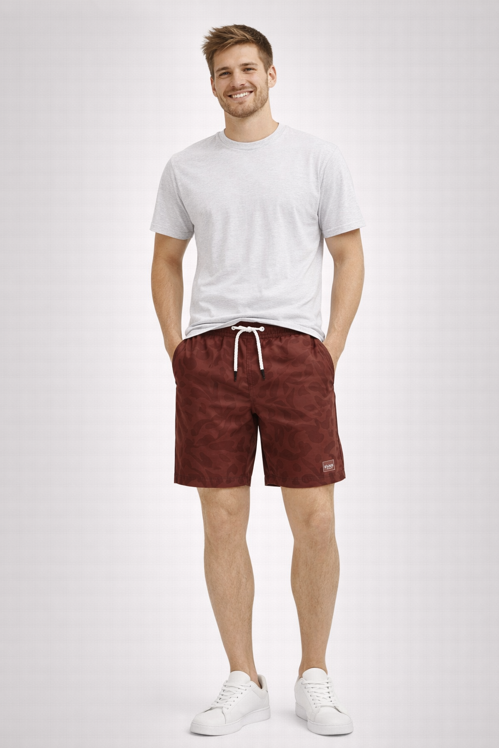 Bermuda Para Hombre Aero Guys Swim Shorts Brown 4233