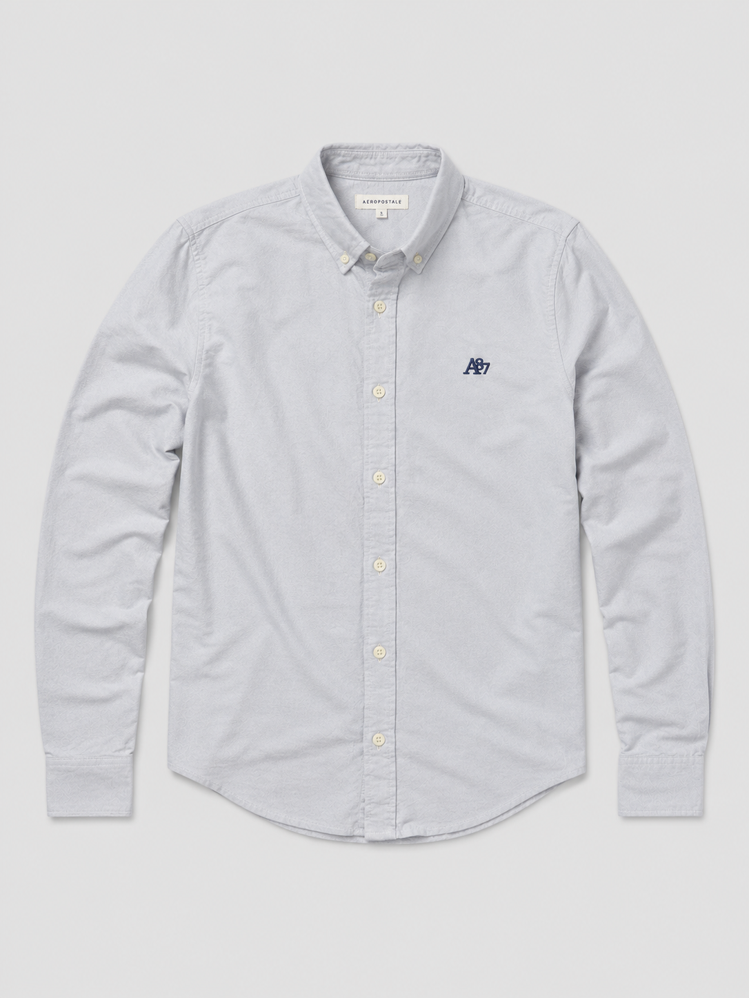 Camisa Para Hombre Aero Guys LS Woven Shirts Bleach 9961