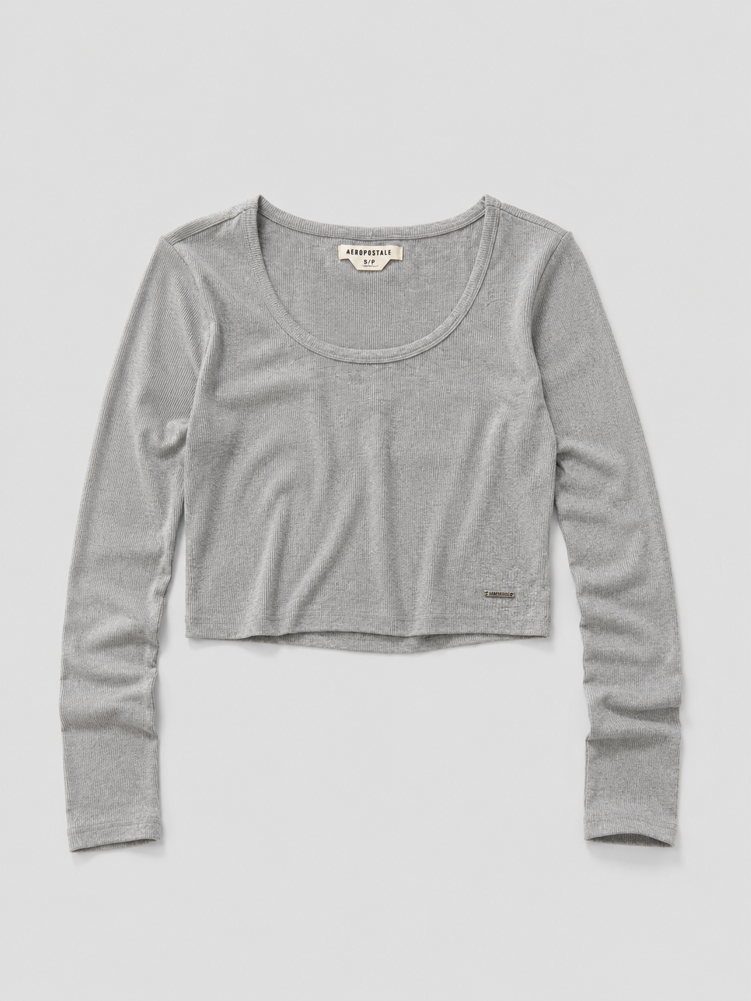 Buzo Para Mujer Aero Girls LS Fashion Top Light Heather Grey 2441