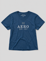 Camiseta Para Mujer Aero Graphic Level 2 Celestial 7053