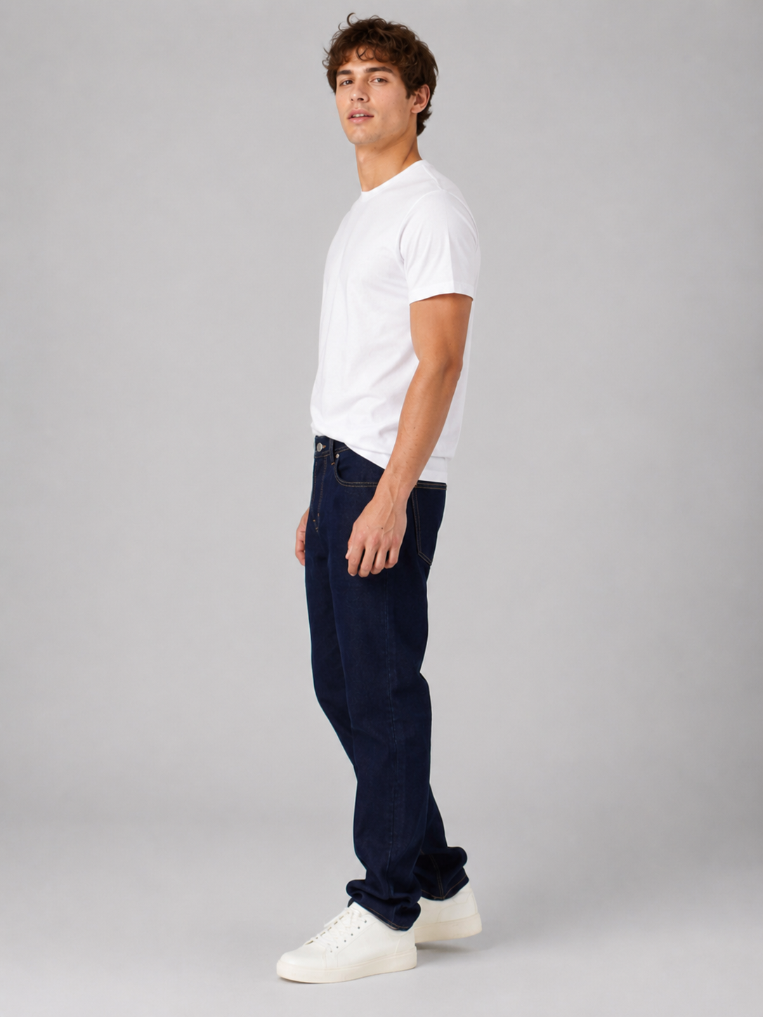 Jean Para Hombre Aero Guys Slim Straight Dark Wash 9324