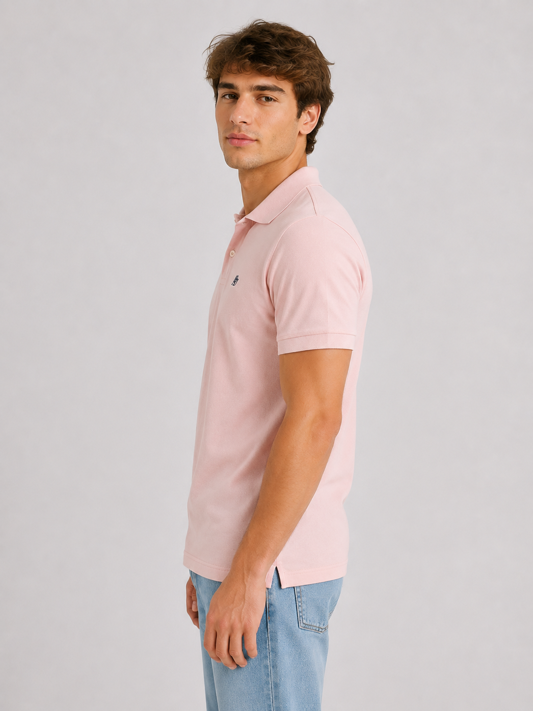Camiseta Polo Para Hombre Aero Guys SS Solid Polo Primrose Pink 7907