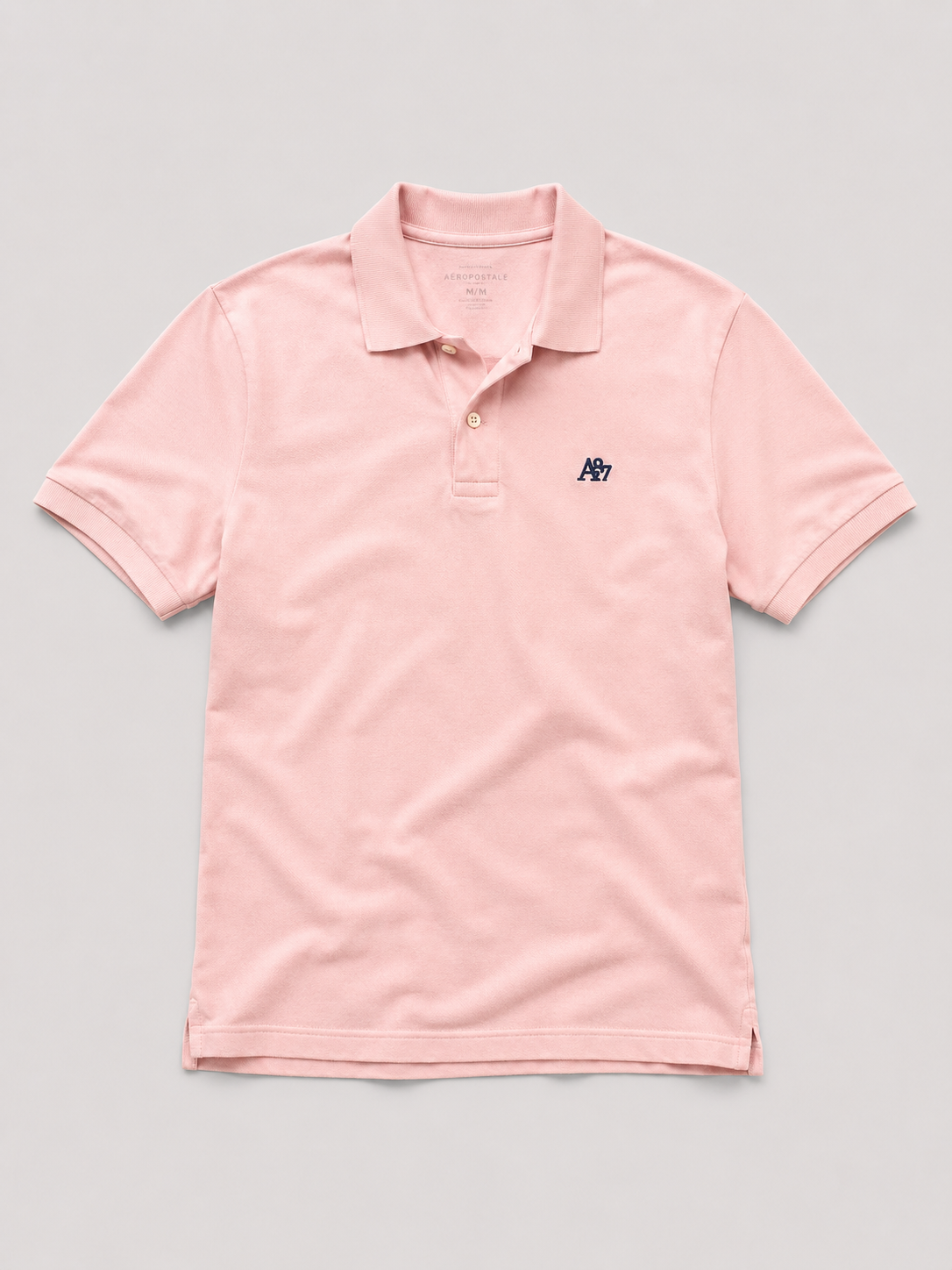 Camiseta Polo Para Hombre Aero Guys SS Solid Polo Primrose Pink 7907