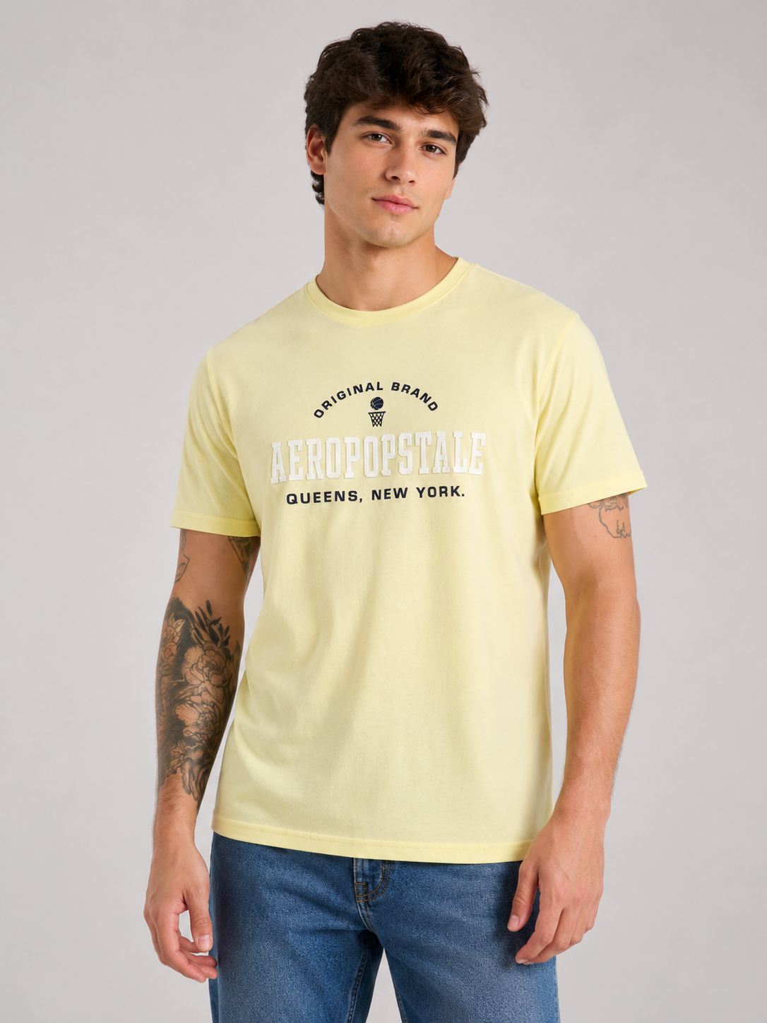 Camiseta Para Hombre Aero Level 2 Graphic Tees Sunligth 5879