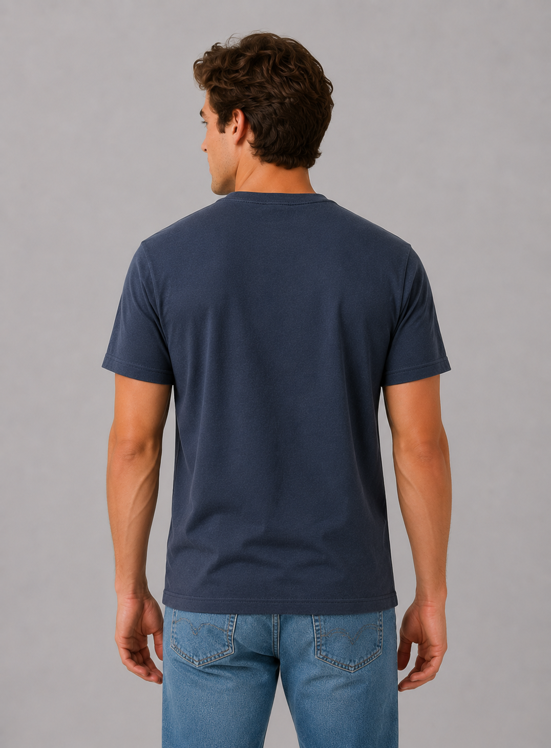 Camiseta Para Hombre Aero Guys SS Tees Cadet Navy 4208