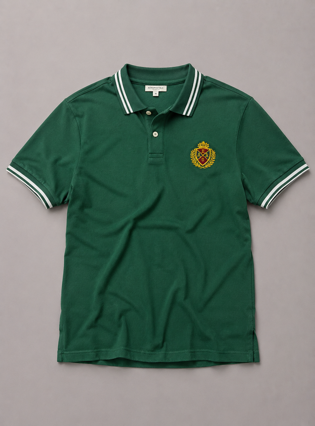Camiseta Polo Aero Guys SS Novelty Polo Green Gables 4209
