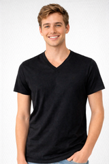Camiseta Para Hombre Aero Guys SS Tees Dark Black 4440