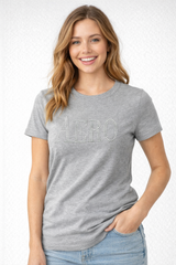 Camiseta Para Mujer Aero Graphic Level 2 Light Heather Grey 2447