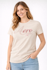 Camiseta Para Mujer Aero Graphic Level 2 Egret 4115