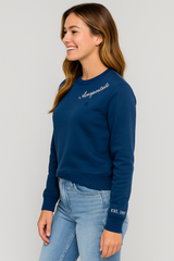 Buzo Para Mujer Aero Girls Fleece Crew Celestial 3807