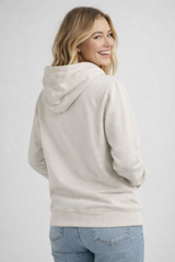 Buzo Para Mujer Aero Girls Fleece Pop Over Egret 3842