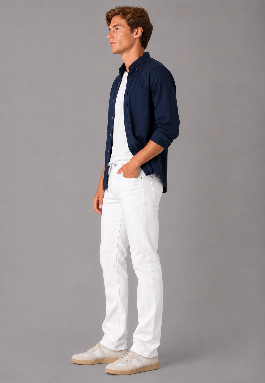 Jean Para Hombre Aero Guys Slim Straight Bleach 5411