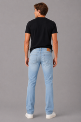 Jean Para Hombre Aero Guys Slim Straight Light Wash 9019