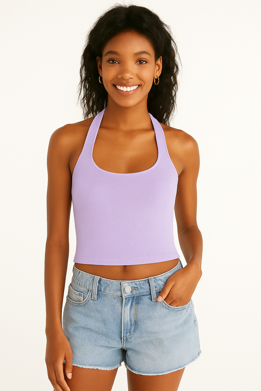 Top Para Mujer Aero Fashion Bare Solid Wild Peony 9880