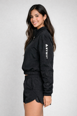 Buzo Para Mujer Aero G Active Outerwear Dark Black 2283