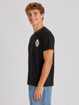 Camiseta para Hombre Aero Guys SS Novelty Polo Dark Black PEANUTS0140