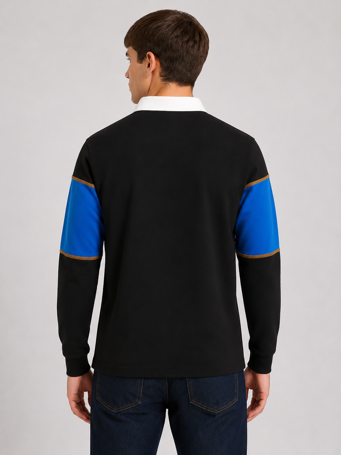 Buzo Polo Para Hombre Aero Guys Polo Other Dark Black PEANUTS0141