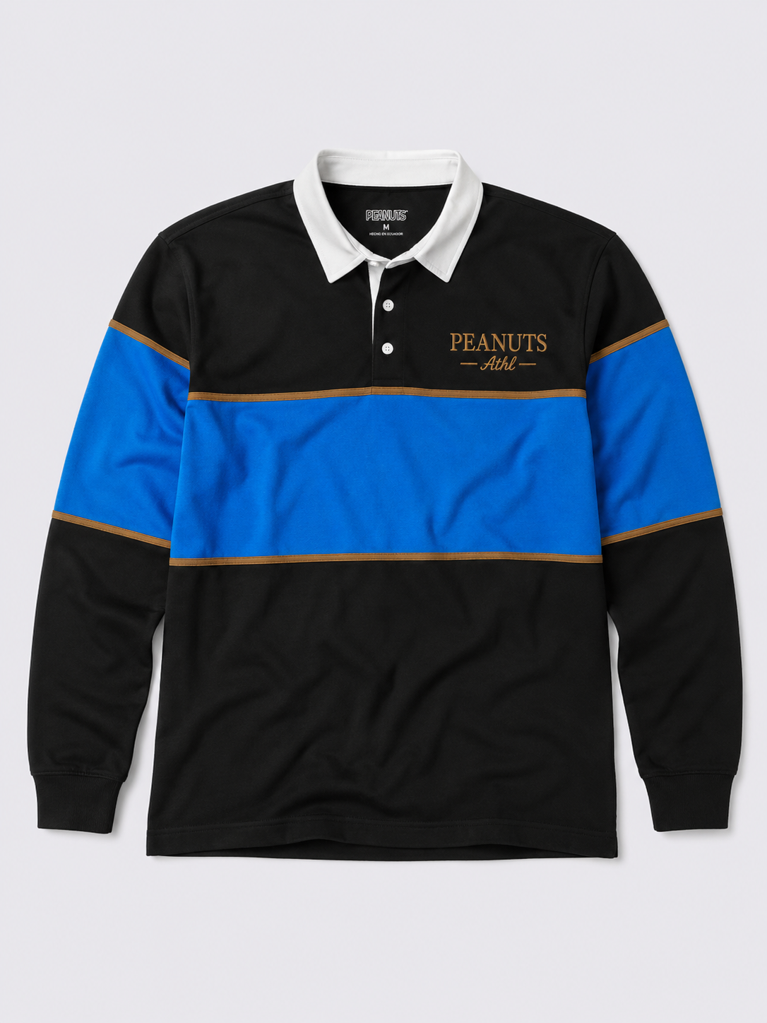 Buzo Polo Para Hombre Aero Guys Polo Other Dark Black PEANUTS0141