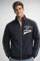 Buzo Para Hombre Aero Guys Track Jackets Dark Black 2198