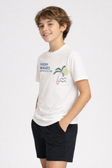 Camiseta de manga corta Kids Aero B SS Graphic Tofu Relax 1146