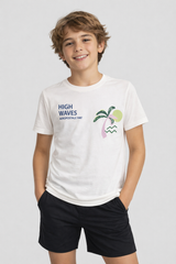 Camiseta de manga corta Kids Aero B SS Graphic Tofu Relax 1146