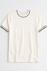 Camiseta Para Hombre Aero BC SS Knits Egret Regular 2206